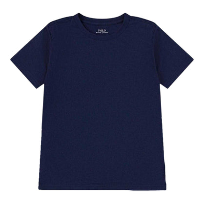 Navy - Side - Ralph Lauren Boys All-Over Print Short Pyjama Set