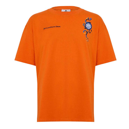 Orange-Black - Front - Nike Unisex Adult ACG Inter Milan FC T-Shirt