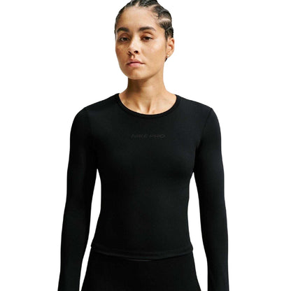 Black - Front - Nike Womens-Ladies Dri-FIT Top
