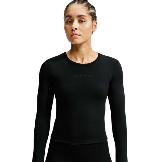 Black - Front - Nike Womens-Ladies Dri-FIT Top