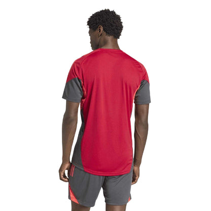 Red-White - Side - Adidas Mens Tiro 25 Liverpool FC Training Jersey