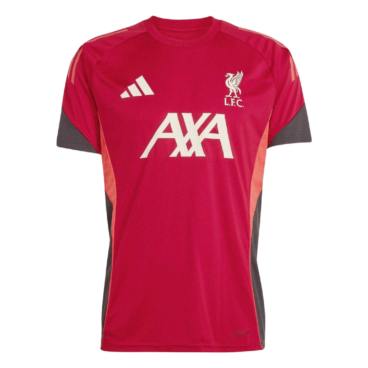 Red-White - Front - Adidas Mens Tiro 25 Liverpool FC Training Jersey