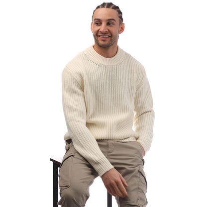 White - Lifestyle - Boss Mens Maradeo Sweater Top