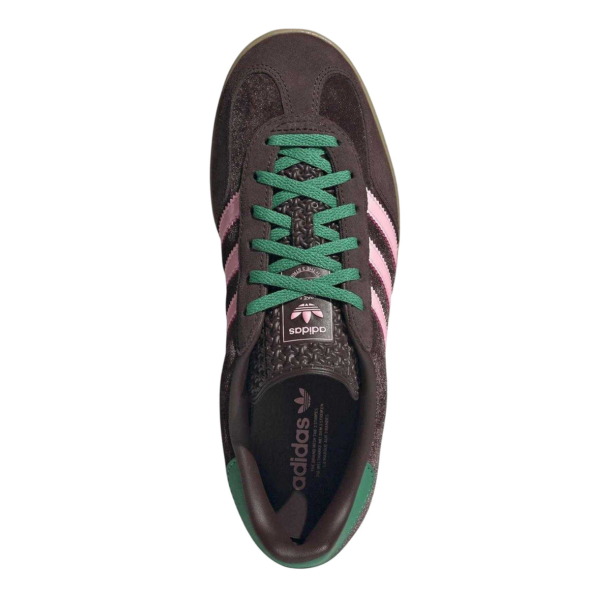 Brown-Pink - Lifestyle - Adidas Womens-Ladies Gazelle Retro Suede Trainers