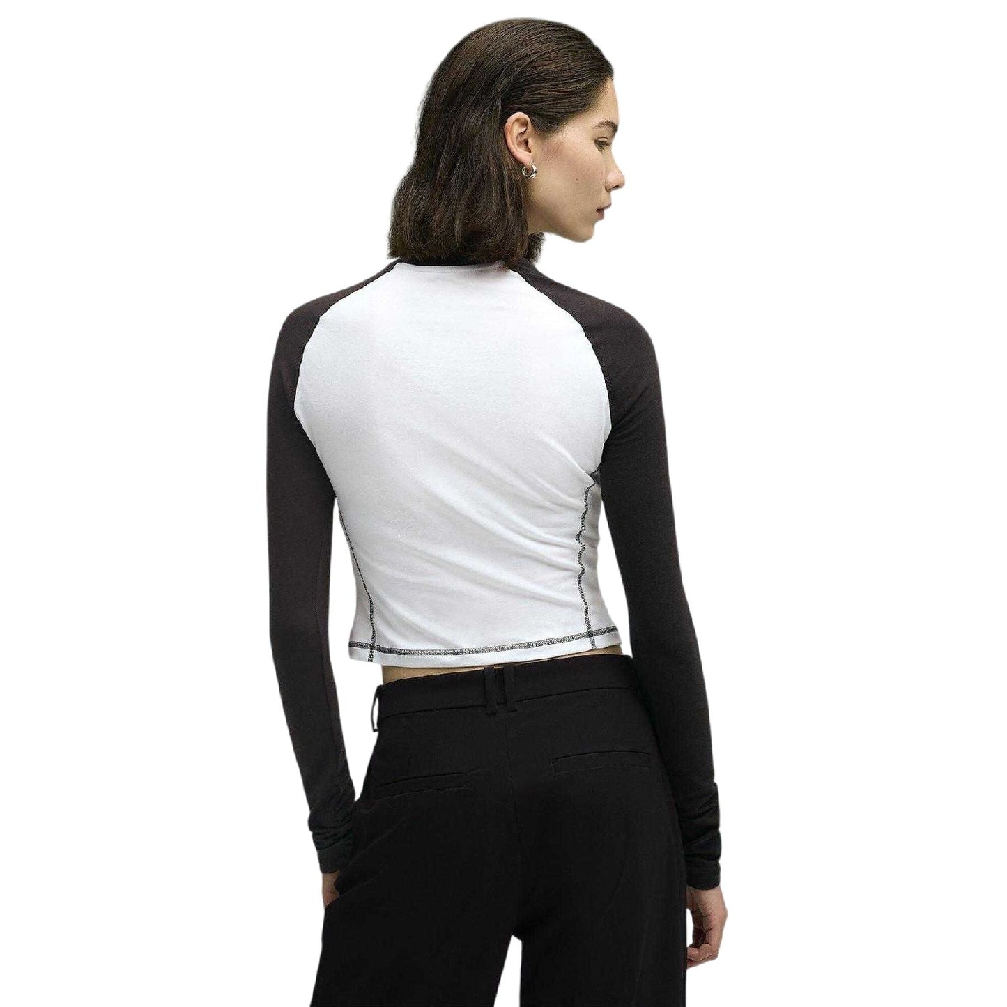 Puma White - Lifestyle - Puma Womens-Ladies Motorsport Long-Sleeved T-Shirt