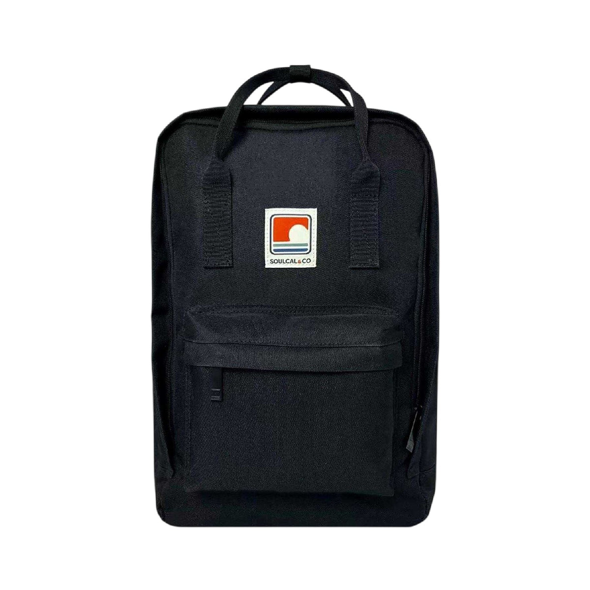 Black - Front - SoulCal Grab Handle Backpack