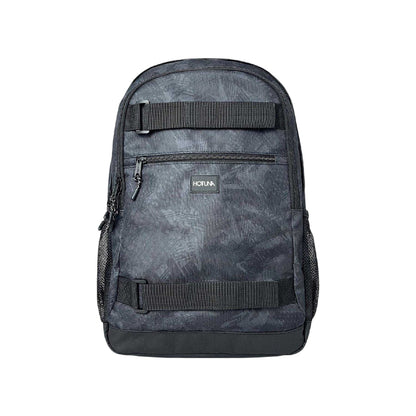 Black-Grey - Front - Hot Tuna Camouflage Skateboarding Backpack