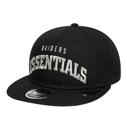 Black - Side - Fear Of God Essentials Raiders New Era Snapback Cap