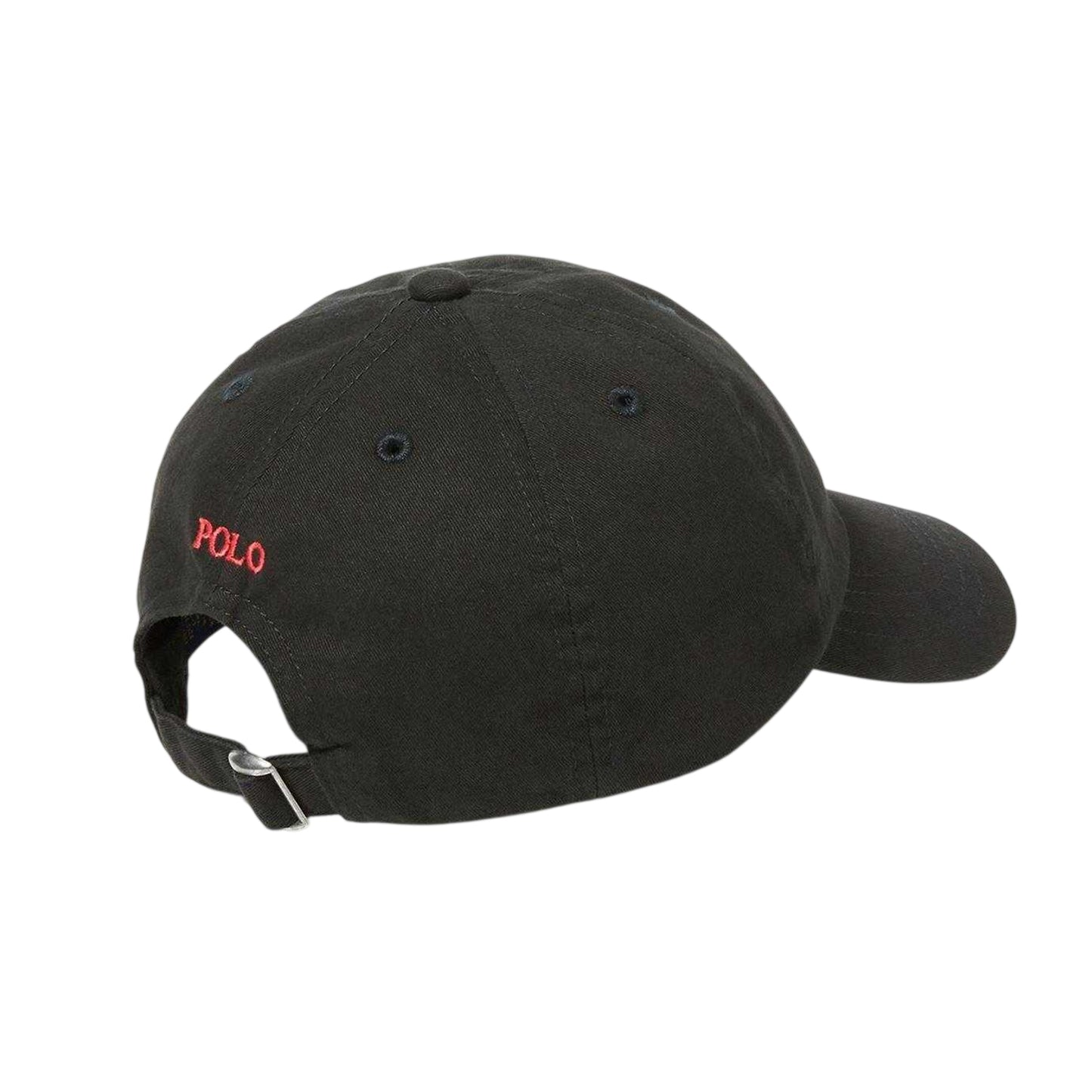 Black - Back - Ralph Lauren Childrens-Kids Polo Embroidered Logo Baseball Cap