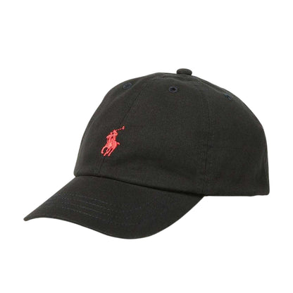Black - Front - Ralph Lauren Childrens-Kids Polo Embroidered Logo Baseball Cap