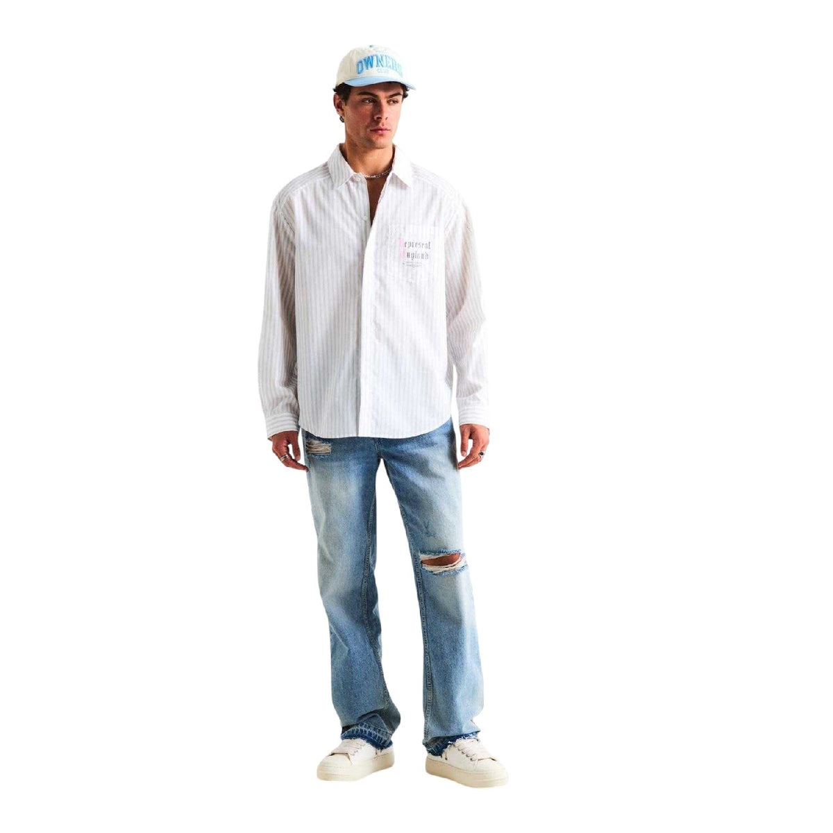 Sky Blue - Lifestyle - Represent Owners Club Contrast Baseball Cap