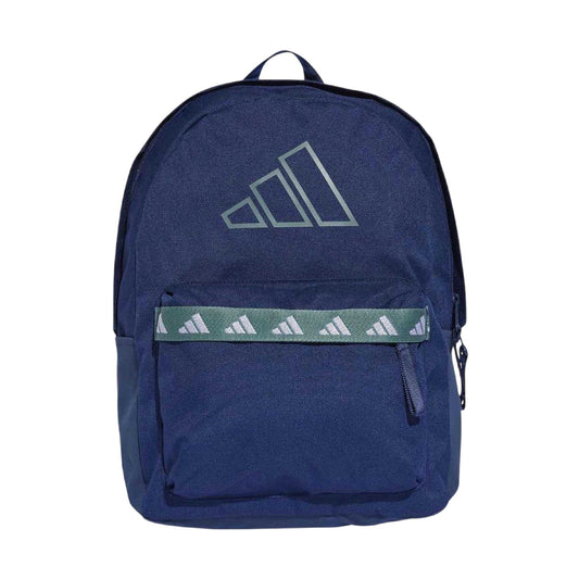 Dark Blue - Front - Adidas Classic Tape Backpack
