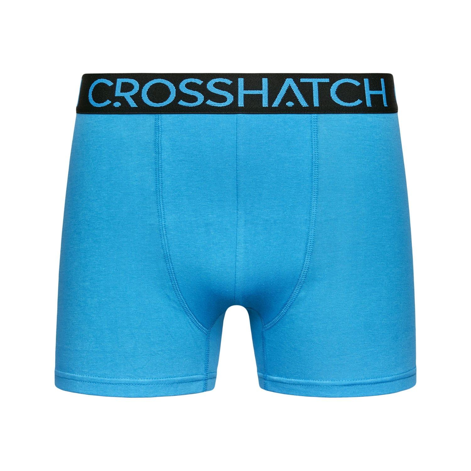 Multicoloured - Back - Crosshatch Mens Highlighter Boxer Shorts (Pack of 5)