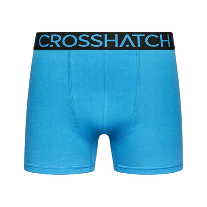 Multicoloured - Back - Crosshatch Mens Highlighter Boxer Shorts (Pack of 5)