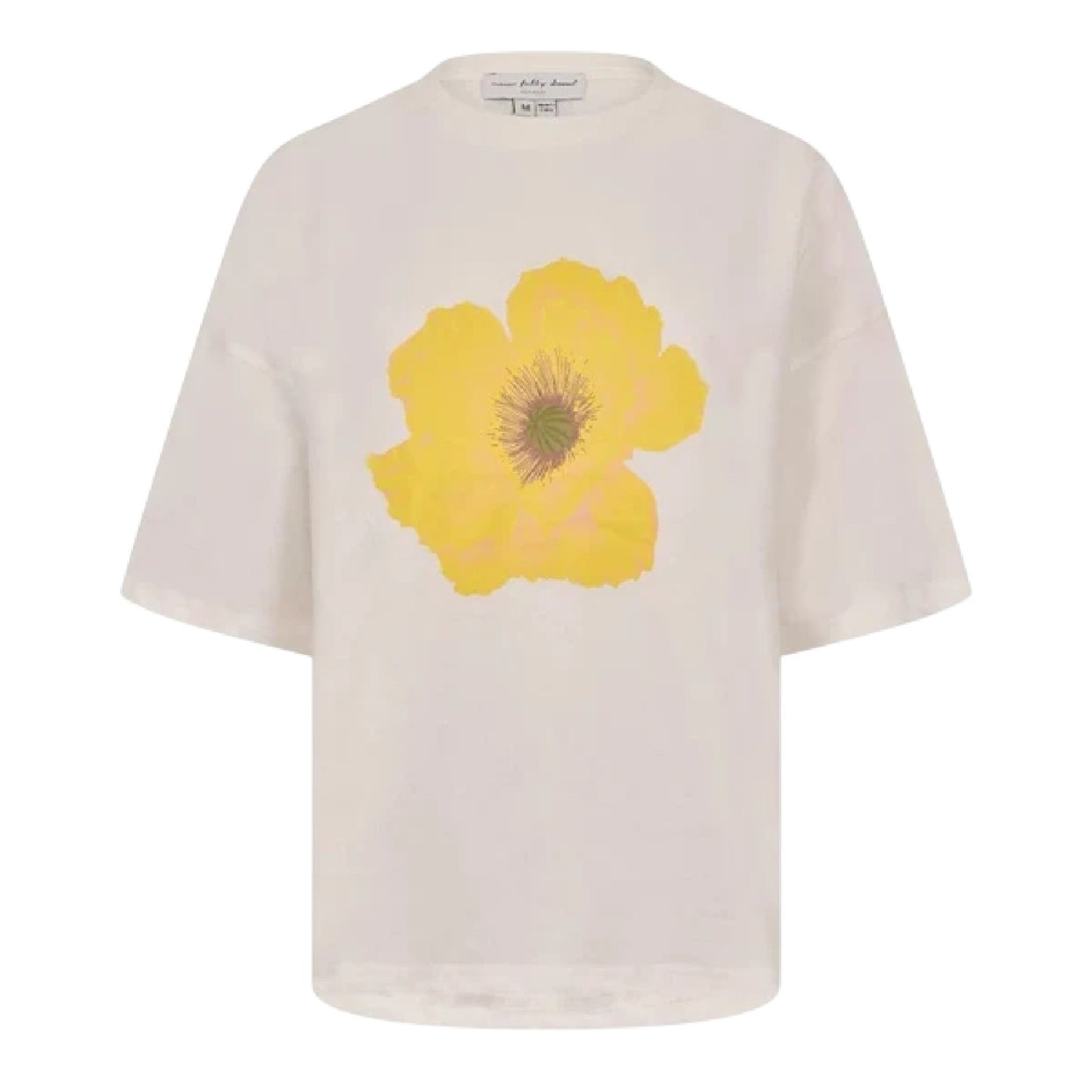 White - Front - Never Fully Dressed Womens-Ladies Poppy T-Shirt