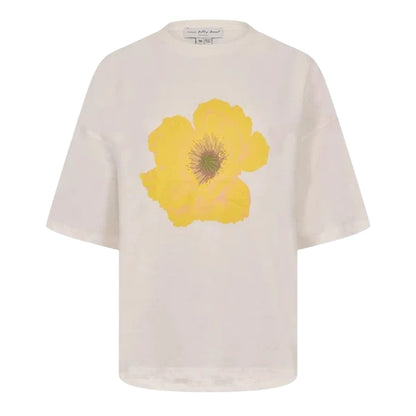 White - Front - Never Fully Dressed Womens-Ladies Poppy T-Shirt