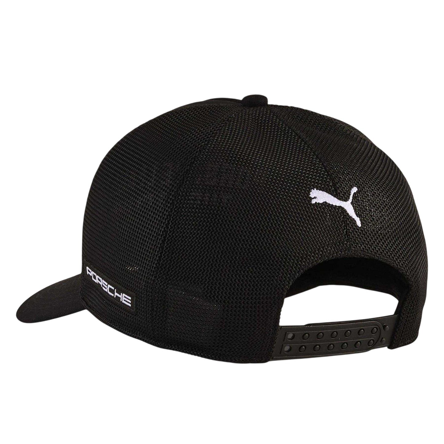 Black - Back - Puma Mens Porsche League Trucker Cap