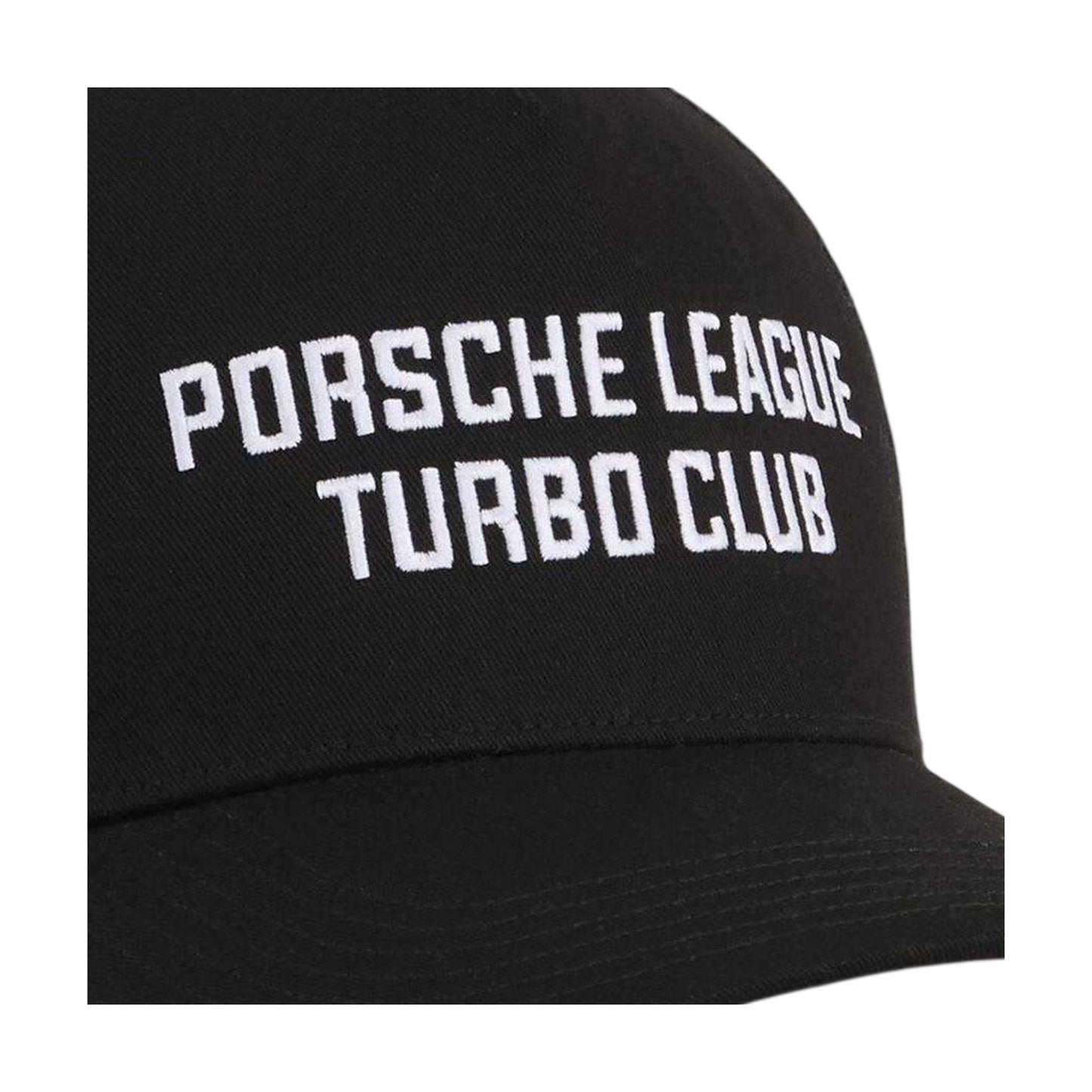 Black - Side - Puma Mens Porsche League Trucker Cap