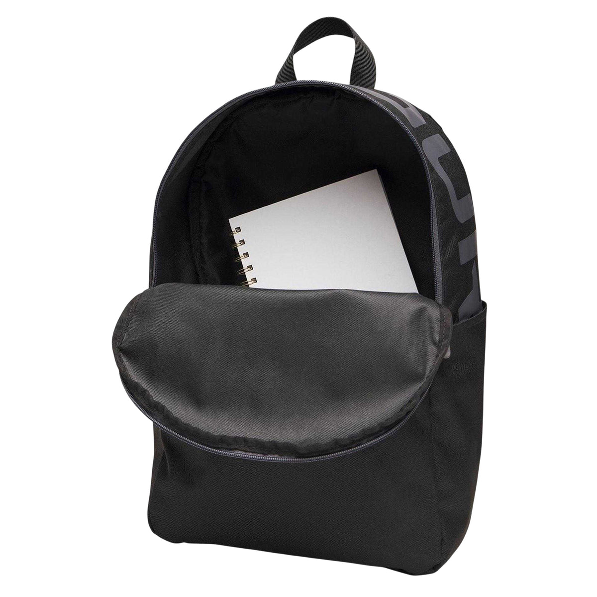 Black - Side - Under Armour Essential Printed Backpack