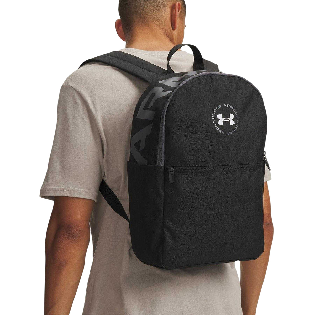 Black - Lifestyle - Under Armour Essential Printed Backpack