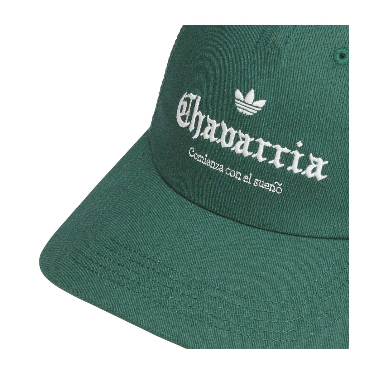 Collegiate Green - Side - Adidas Willy Chavarria Embroidered Logo Baseball Cap