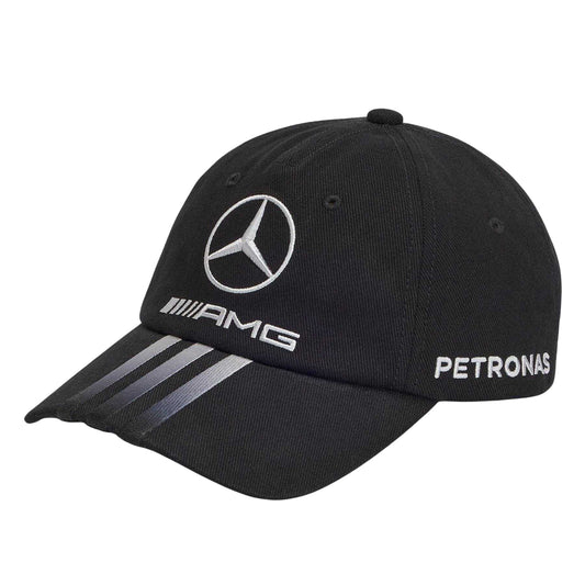 Black - Front - Y-3 Mercedes Dad Hat