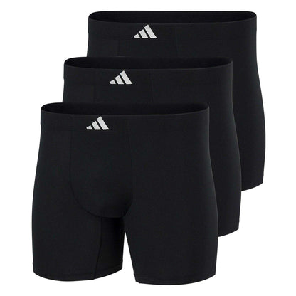 Black - Front - Adidas Mens Active Microtech Boxer Briefs