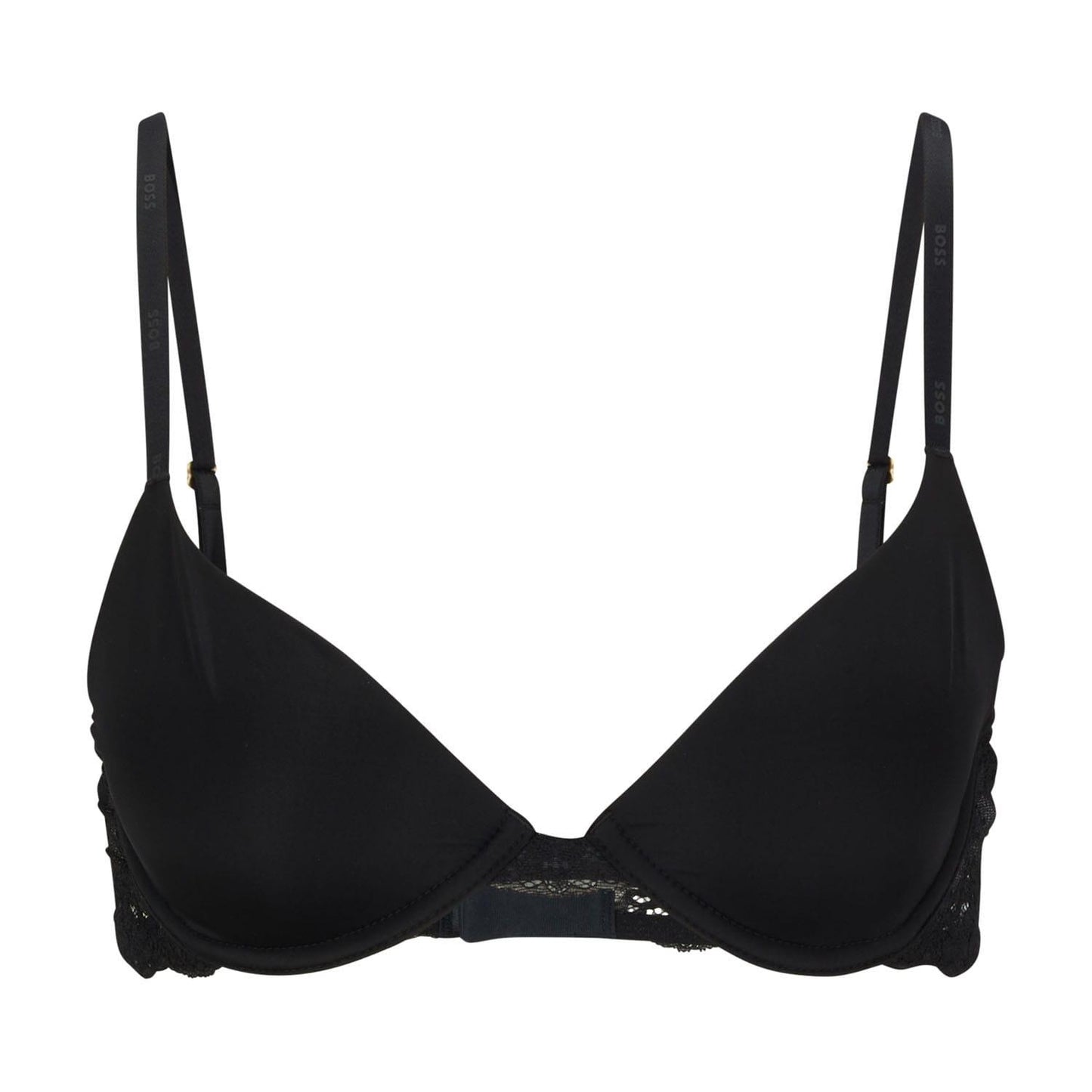 Black - Front - Boss Womens-Ladies Lace Underwired Bra