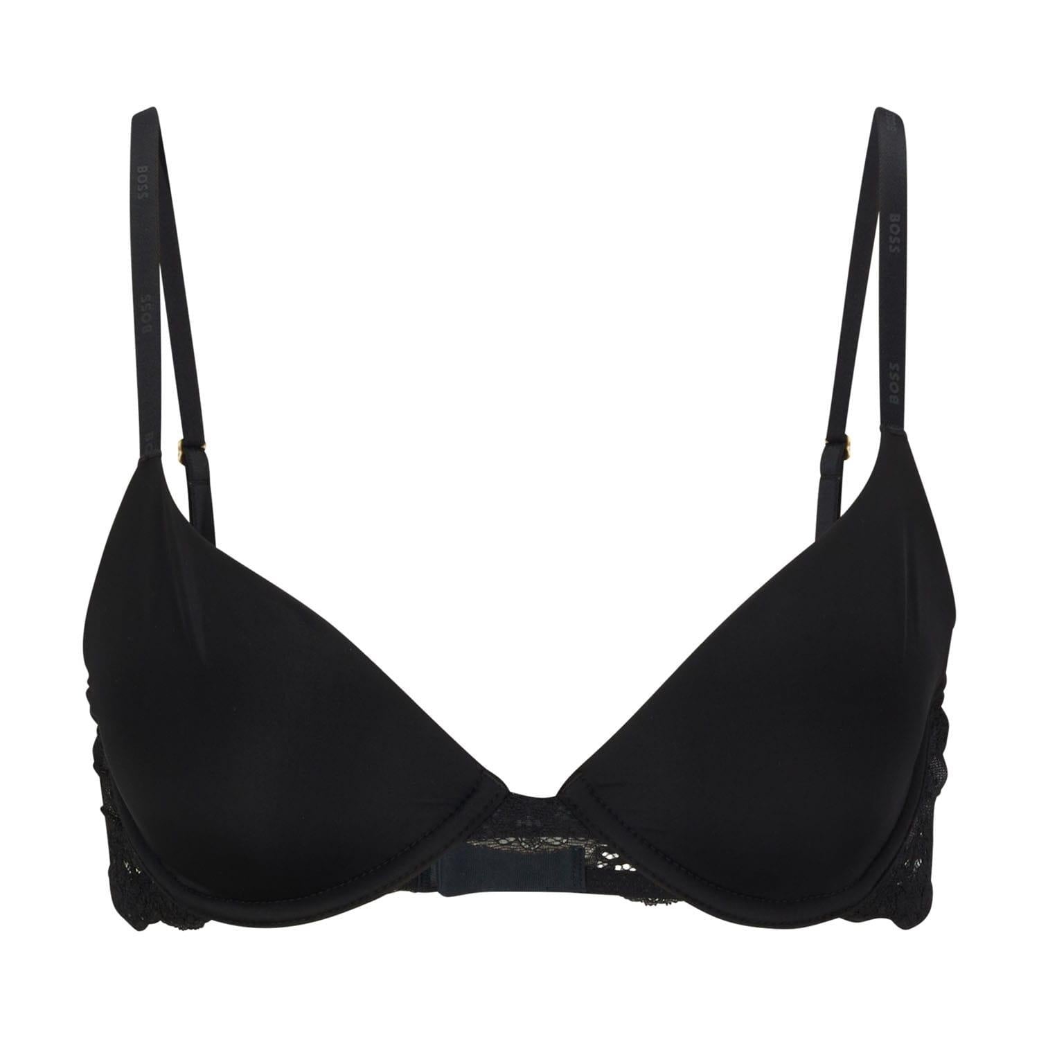 Black - Front - Boss Womens-Ladies Lace Underwired Bra