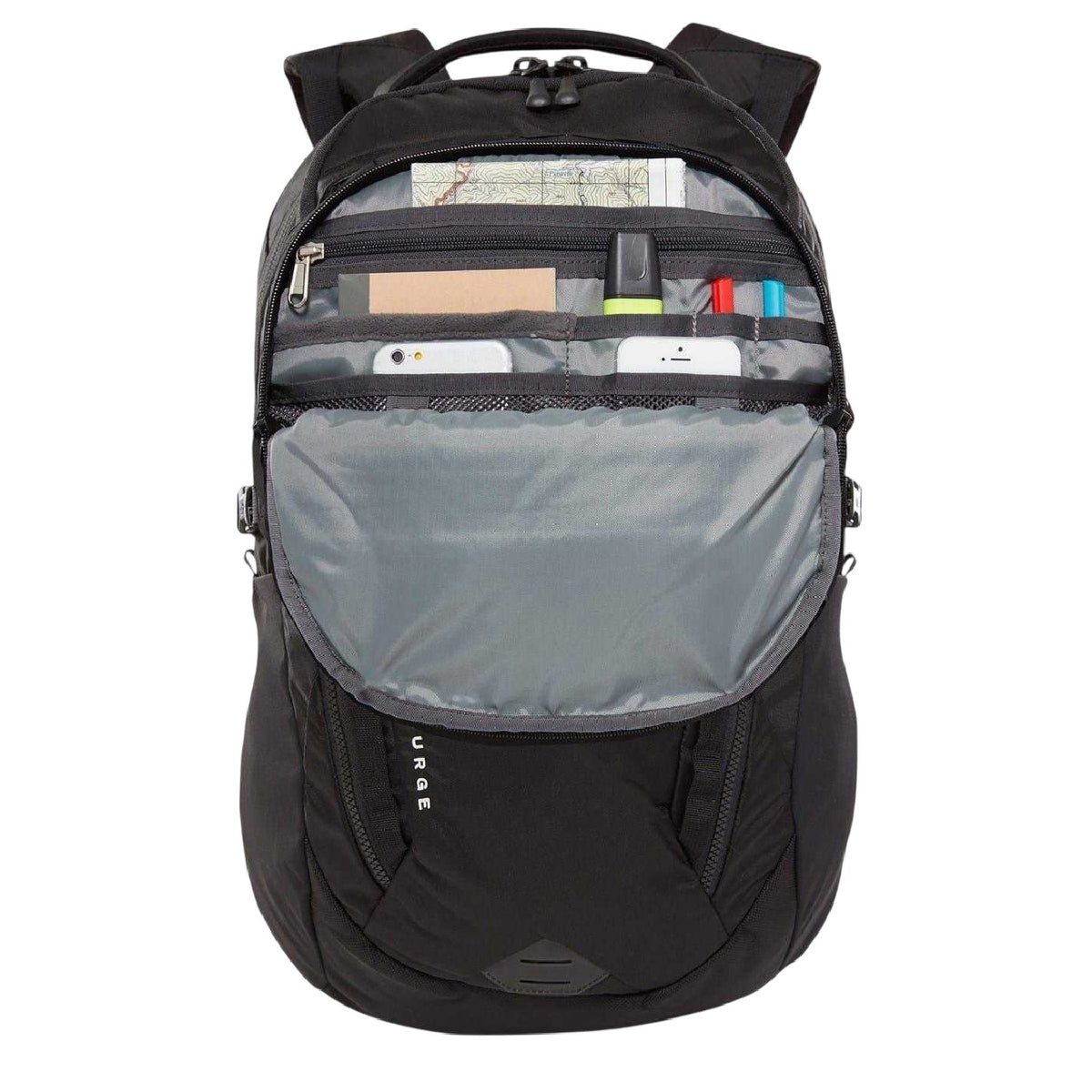 Black - Side - The North Face Surge Backpack