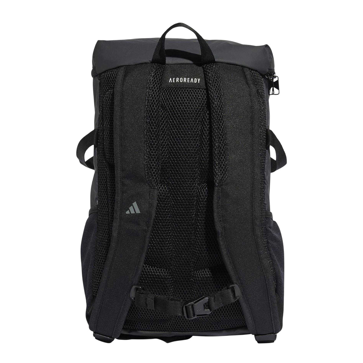 Black - Back - Adidas Hybrid Roll Top Utility Backpack