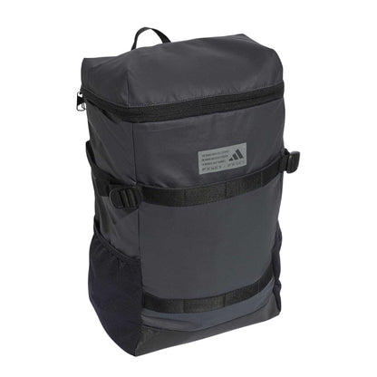 Black - Side - Adidas Hybrid Roll Top Utility Backpack