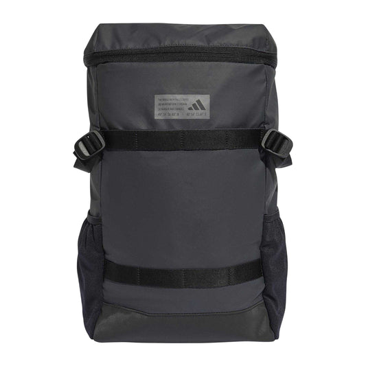 Black - Front - Adidas Hybrid Roll Top Utility Backpack