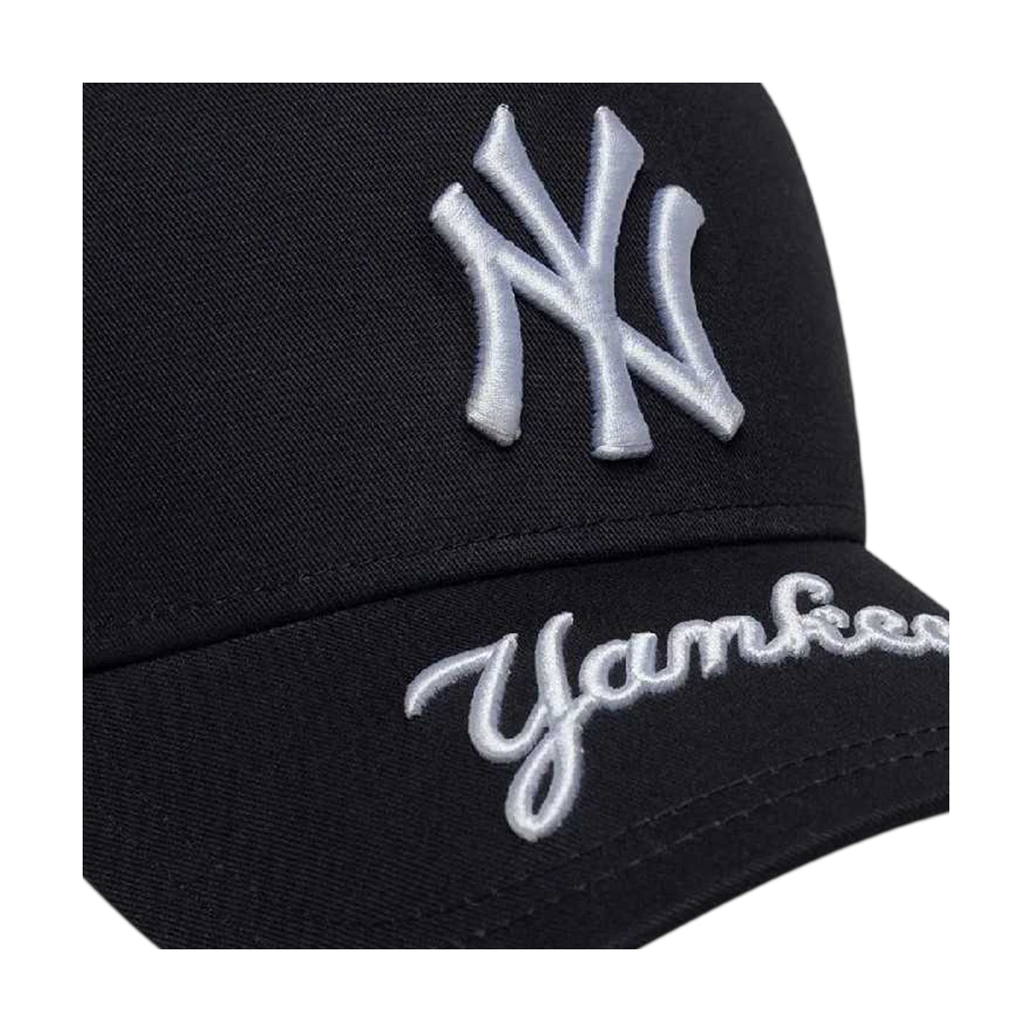 Navy - Side - New Era Mens Embroidered Logo Trucker Cap