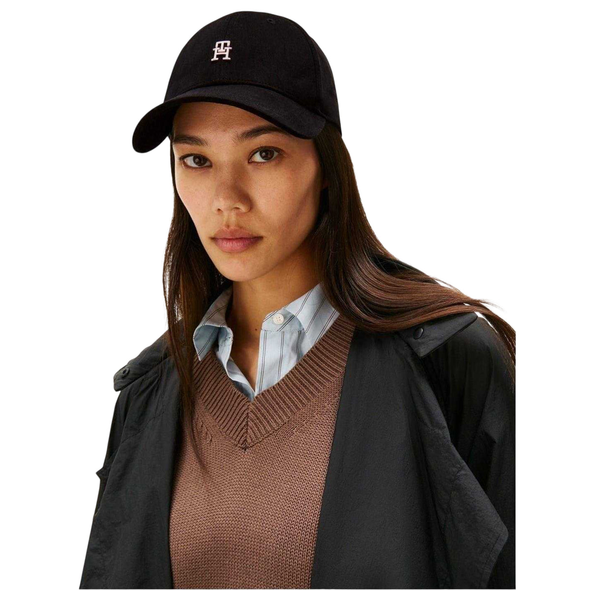 Black - Lifestyle - Tommy Hilfiger Monogram Baseball Cap