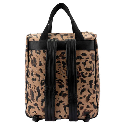 Leopard - Back - Fiorelli Effie Leopard Print Backpack