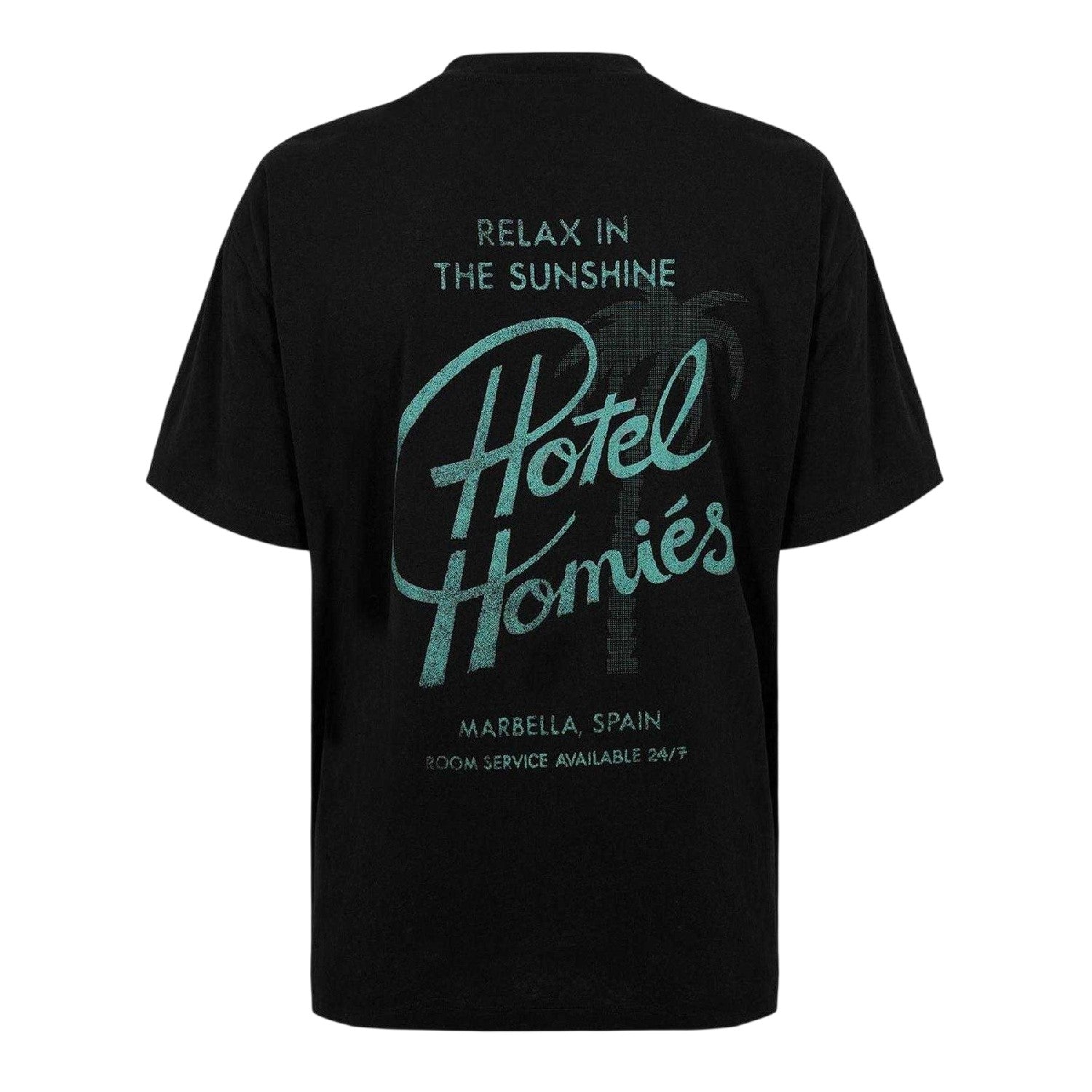 Black - Back - Homies Marbella Mens Hotel Homies T-Shirt