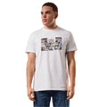 White - Pack Shot - Weekend Offender Mens Keyte Graphic Print T-Shirt