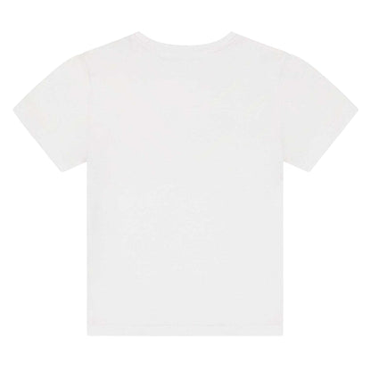 White - Back - DSquared2 Childrens-Kids Spray Paint Logo T-Shirt
