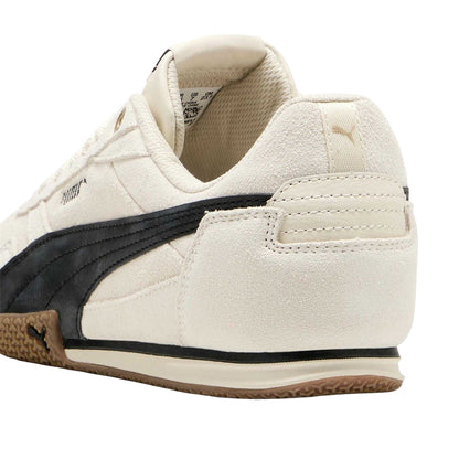 Beige-Gum - Back - Puma Womens-Ladies Donna Leather Trainers