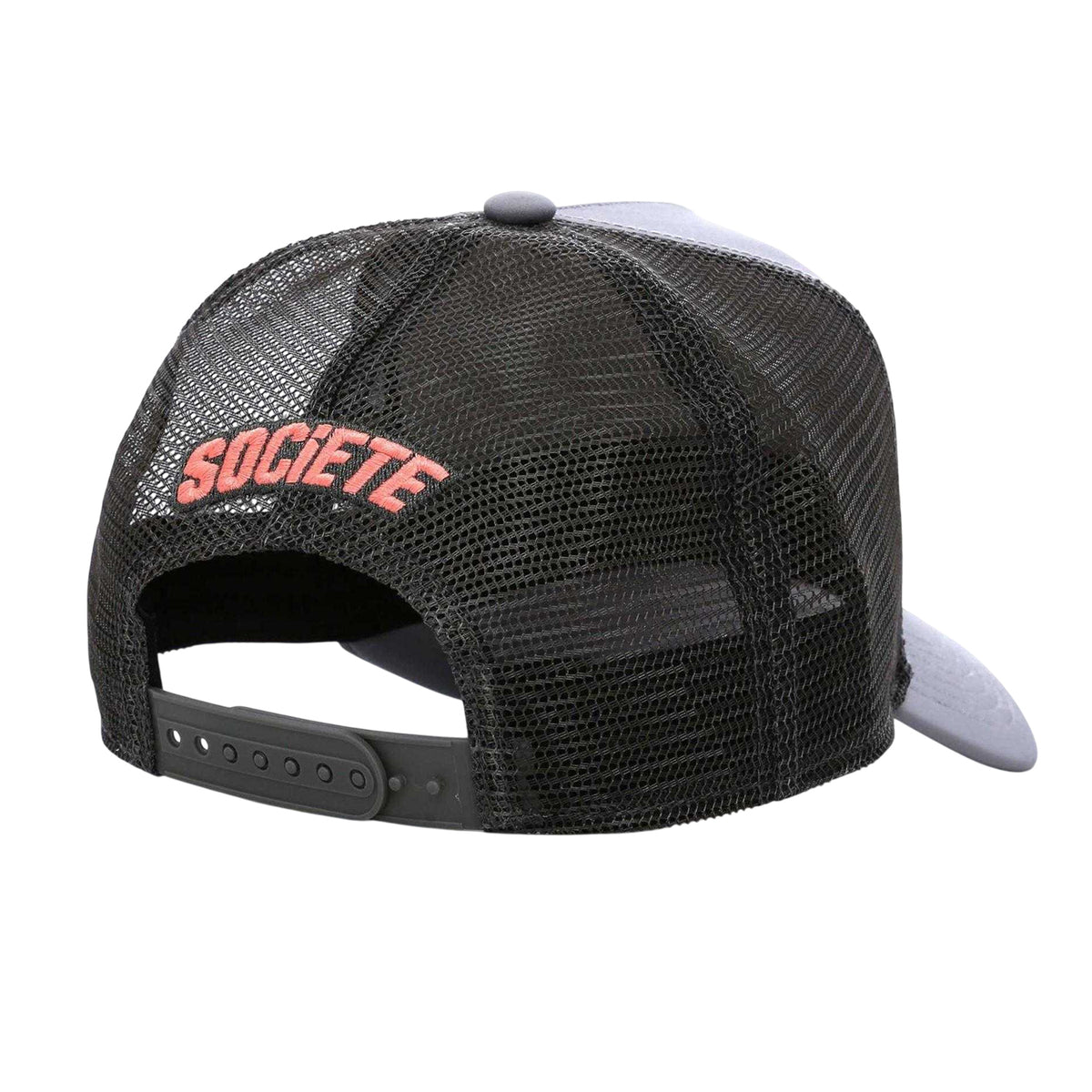 White-Grey - Back - Societe Noir Sport Trucker Cap