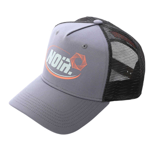 White-Grey - Front - Societe Noir Sport Trucker Cap