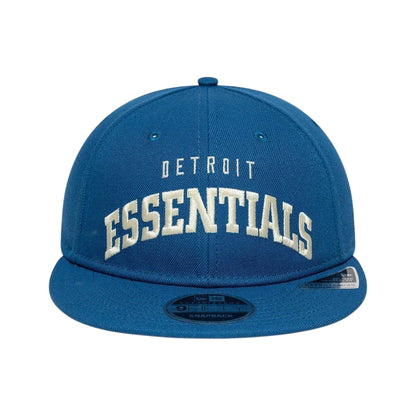 Blue - Front - Fear Of God Essentials Unisex Adult Detroit Lions New Era Snapback Cap