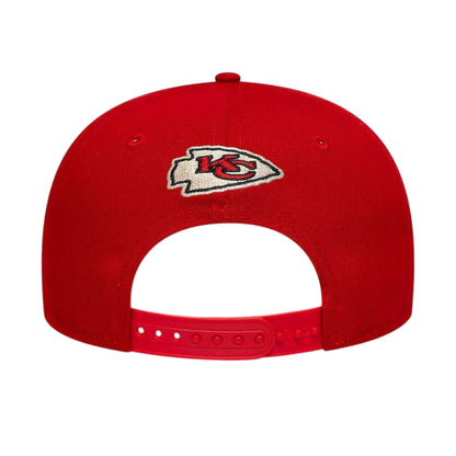 Red - Back - Fear Of God Essentials Unisex Adult Kansas City Chiefs New Era Snapback Cap