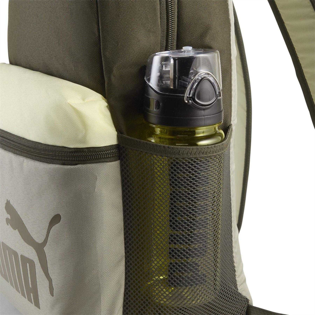 Dark Olive-Army - Lifestyle - Puma Phase Colour Block Backpack