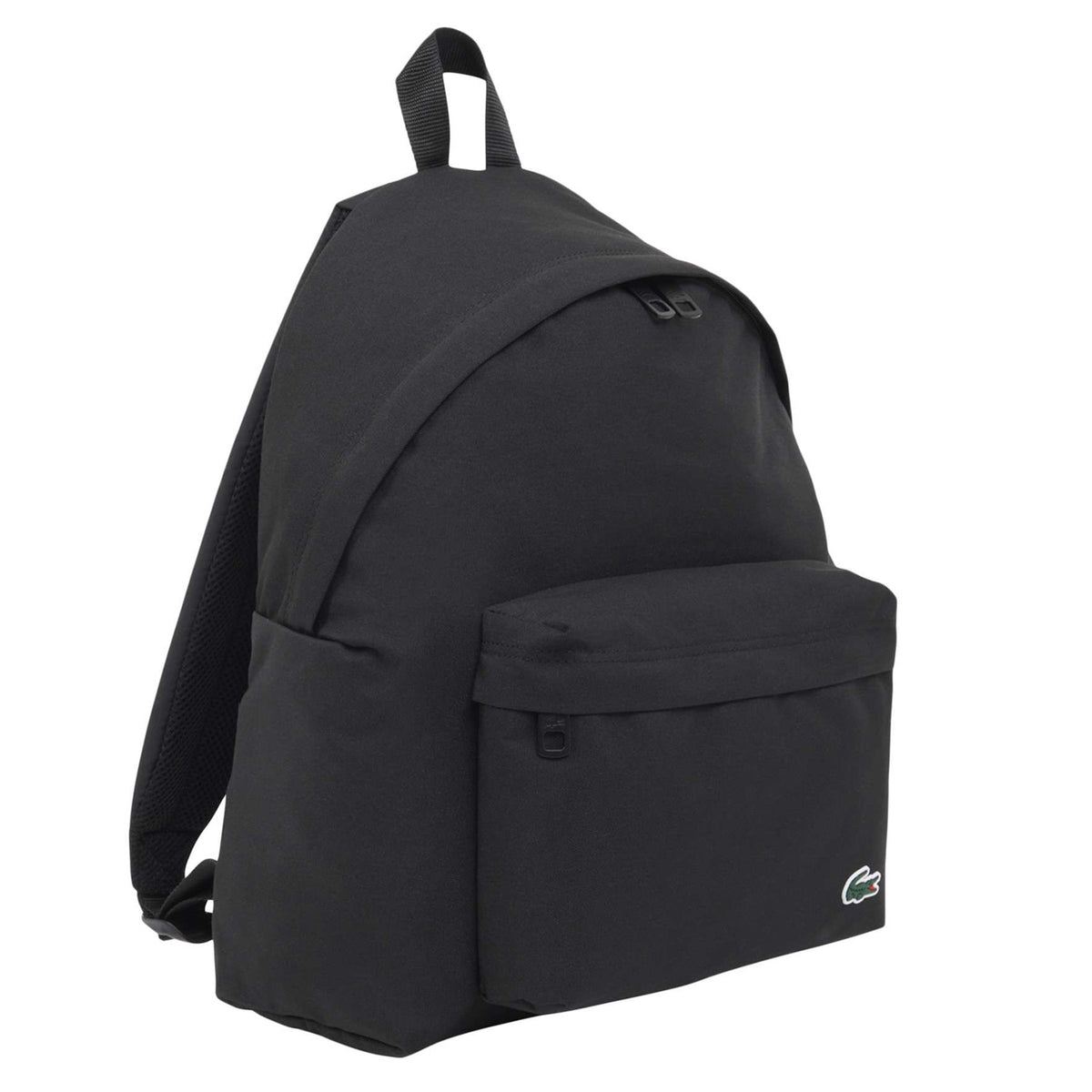 Black - Side - Lacoste Logo Backpack