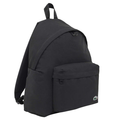 Black - Side - Lacoste Logo Backpack
