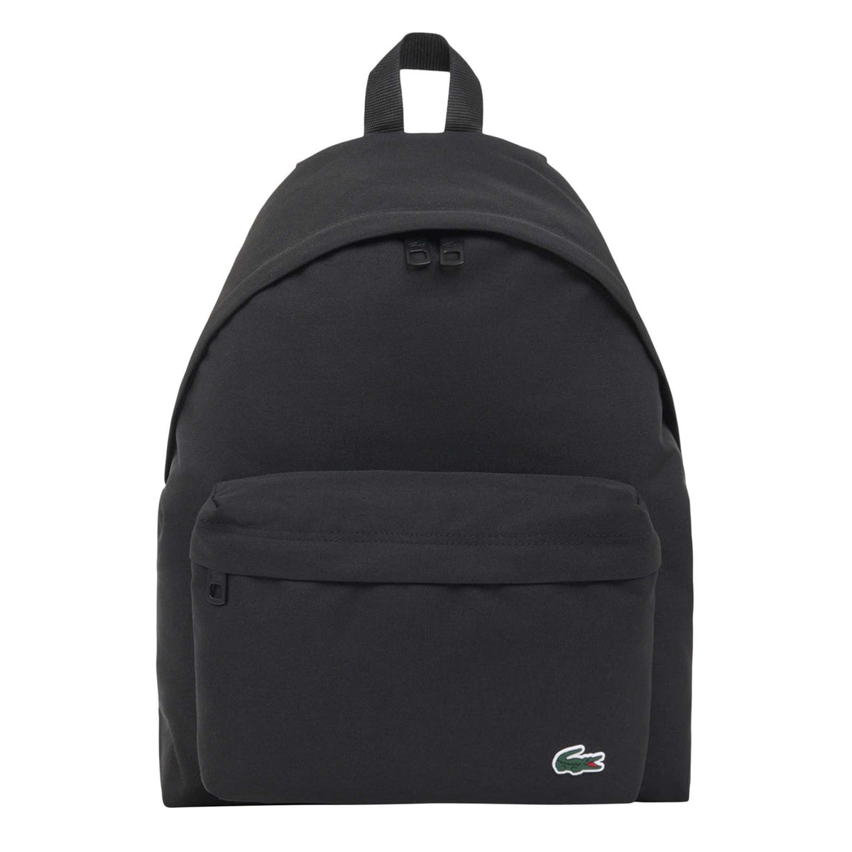 Black - Front - Lacoste Logo Backpack