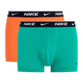 Green-Orange - Front - Nike Mens Boxer Shorts (Pack of 2)