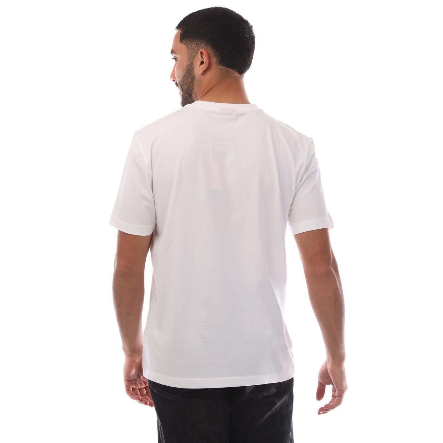 White - Back - Hugo Mens Daltorip T-Shirt